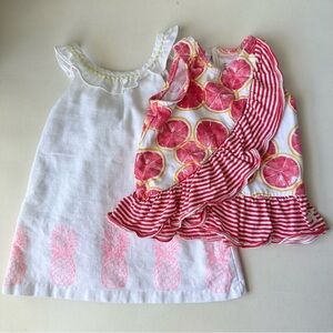 Janie and Jack and Burt’s Bees Baby Girl Dress Bundle
